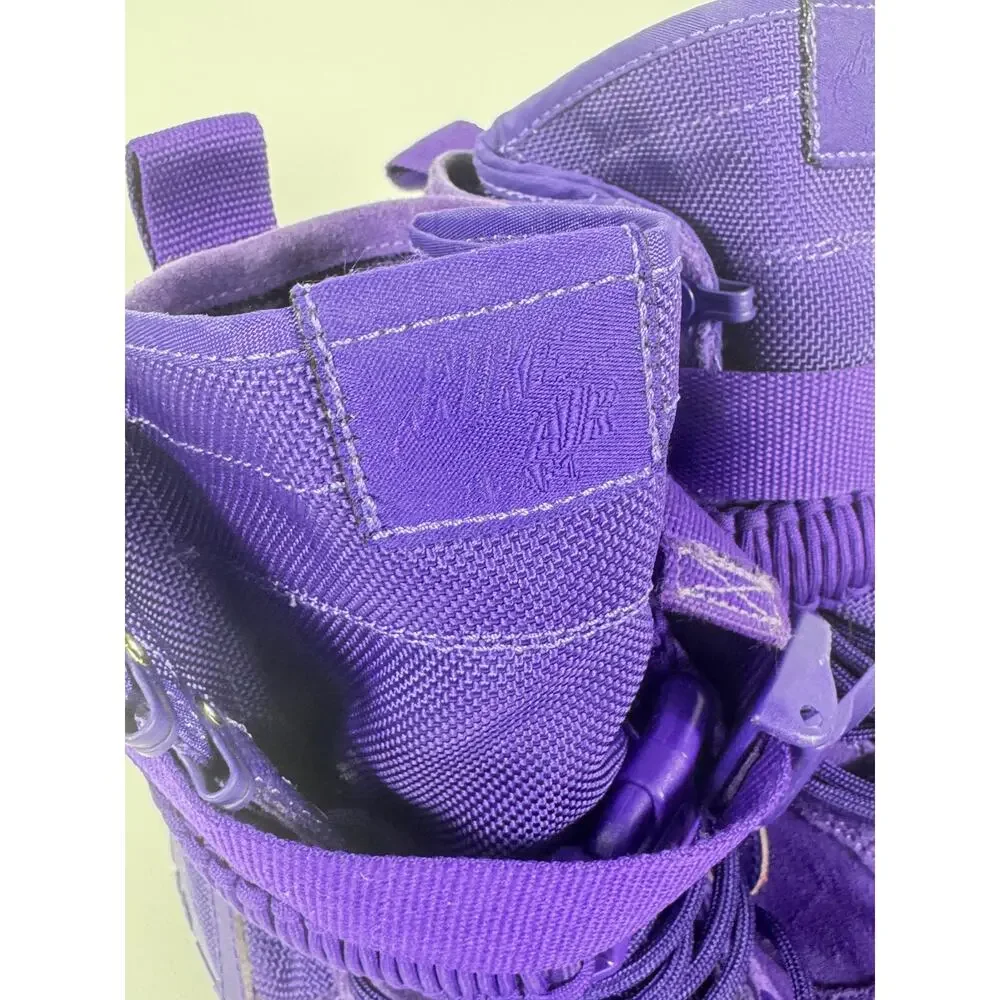 Nike SF Air Force 1 AF1 High Purple Dynasty Suede 864024-500 Mens Sz 11 2017